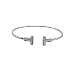 Imagem do produto Bracelete com detalhe em madrepérola  60mm em prata 925 com banho de ródio