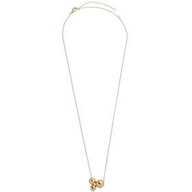 Imagem do produto Colar com 3 pingentes bolhas em tamanhos variados folheado a ouro 18k