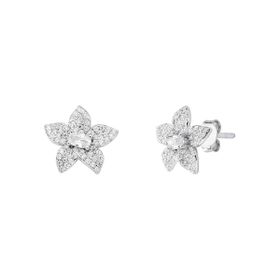 Imagem do produto Brinco Radiance flor cravejada de zircônias Prata 925