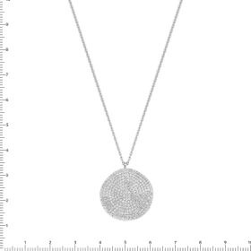 Imagem do produto Colar Radiance mandala ondulada cravejado de zircônias Prata 925