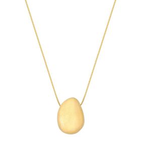 Imagem do produto Colar Selene Fosco Grande 80 cm Folheado a Ouro 18k