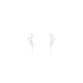 Imagem do produto Brinco ear cuff quatro zircônias Prata 925