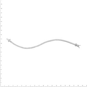 Imagem do produto Pulseira 16cm ou 18cm riviera 2mm em prata 925 com banho de ródio