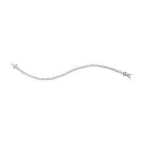 Imagem do produto Pulseira 16cm ou 18cm riviera 2mm em prata 925 com banho de ródio