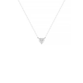 Imagem do produto Colar moissanite 6,5mm coração Prata 925