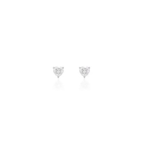 Imagem do produto Brinco coração moissanite 6,5mm Prata 925