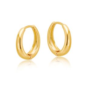 Imagem do produto Brinco argola folheado a ouro 18k