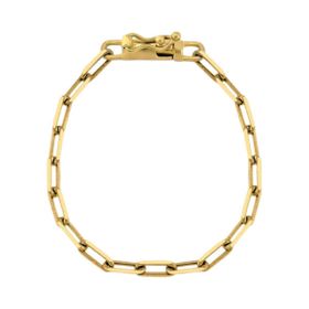 Imagem do produto Pulseira 22cm malha Cartier grossa folheada a ouro 18K