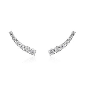 Imagem do produto Brinco earcuff asas de moissanite em prata 925