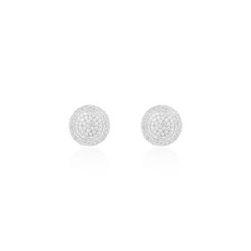 Imagem do produto Brinco pavê de moissanite em prata 925
