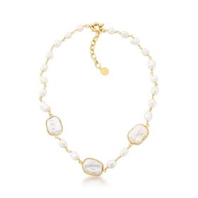 Imagem do produto Colar Rustic Pearl folheado a ouro 18k