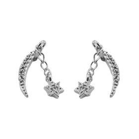 Imagem do produto Brinco Earcuff com estrela e lua em prata 925