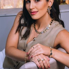 Imagem do produto Brinco maxi round duo mix de banhos folheado a ouro 18k