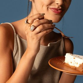 Imagem do produto Anel Pearl Organic Slim Regulável Folheado a Ouro 18K
