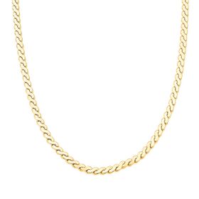 Imagem do produto Colar Elos Grumet Liso Folheado a Ouro 18K