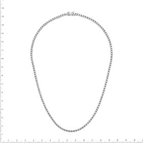 Imagem do produto Colar 38cm Riviera de Zircônias em Prata 925