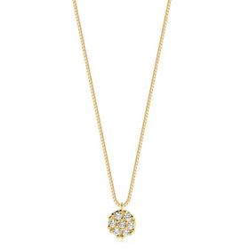 Imagem do produto Colar com Pavê de Zircônias Folheado a Ouro 18K