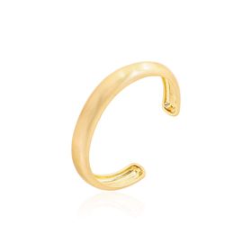 Imagem do produto Pulseira Lisa Rígida Aberta Folheado a Ouro 18K