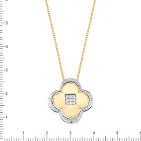 Imagem do produto Colar Cleef Liso com Miolo e Volta com Zircônias Folheado a Ouro 18K