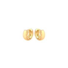 Imagem do produto Brinco P Argola de Click Lisa Folheado a Ouro 18K