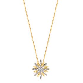 Imagem do produto Colar Stelle Estrela Grande de Zircônias Folheado a Ouro 18K