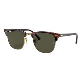 Imagem do produto Óculos Solar Ray-Ban Clubmaster Classic Tartaruga sobre Ouro Polido Acetato