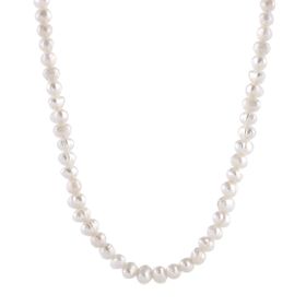 Imagem do produto Colar de Pérolas Lisas Folheado a Ouro 18K