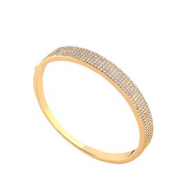Imagem do produto Pulseira Rígida com Cravação de Zircônias Folheado a Ouro 18K