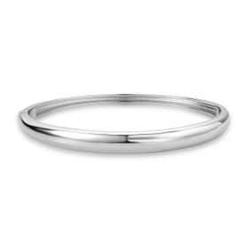 Imagem do produto Pulseira Bracelete Rígido Lisa em Prata 925