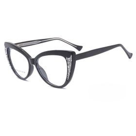 Imagem do produto Óculos Grau Cat-Eye Black em Acetato