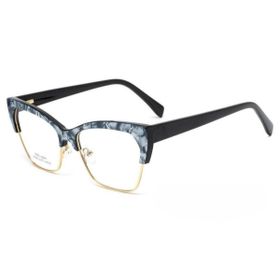 Imagem do produto Óculos Grau Cat-Eye Gray & Gold em Acetato