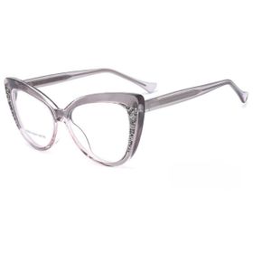 Imagem do produto Óculos Grau Cat-Eye Gray em Acetato
