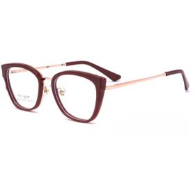 Imagem do produto Óculos Grau Cat-Eye Red & Gold em Metal