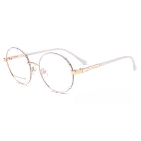 Imagem do produto Óculos Grau Redondo White & Gold em Metal