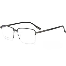 Imagem do produto Óculos Grau Rteangular Silver Gunmetal em Metal