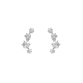 Imagem do produto Brinco Earcuff Moissanites 5mm Decrescentes Ponto de Luz em Prata 925
