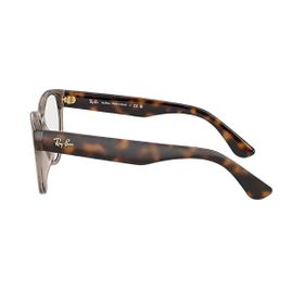 Imagem do produto Óculos Grau Ray-Ban Oval Polido Caramelo Translúcido Injetado