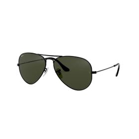 Imagem do produto Óculos Solar Ray-Ban Aviador Preto Polido Metal