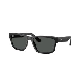 Imagem do produto Óculos Solar Ray-Ban Retangular Polido Preto Brilhante Injetado