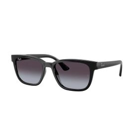 Imagem do produto Óculos Solar Ray-Ban Retangular Polido Preto Injetado