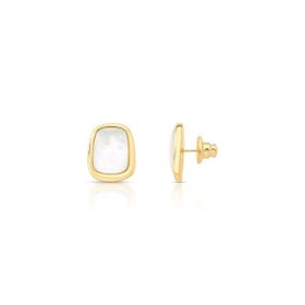 Imagem do produto Brinco com Madrepérola Classic Madre Folheado a Ouro 18K