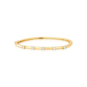 Imagem do produto Pulseira Bracelete de Estação Com Zircônias Folheado a Ouro 18K