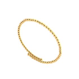 Imagem do produto Pulseira Bracelete de Bolinhas Lisas Folheado a Ouro 18K
