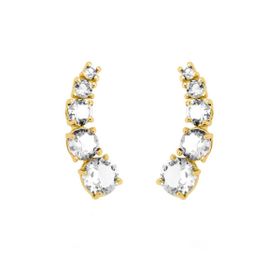 Imagem do produto Brinco EarCuff de Cristais Zircônia Folheado a Ouro 18K