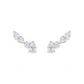 Imagem do produto Brinco Earcuff Pontos de Luz Zircônia Folheado a Ouro 18K