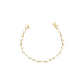 Imagem do produto Pulseira Fio Paca Pontos de Luz Folheado a Ouro 18K