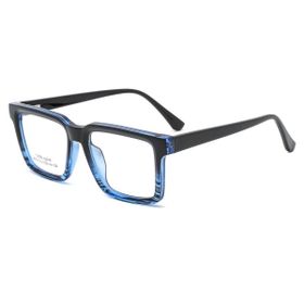 Imagem do produto Óculos Grau Quadrado Dark Blue em Acetato