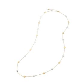 Imagem do produto Colar Longo Mix de Banhos Golden Rice Lisos  Folheado a Ouro 18K