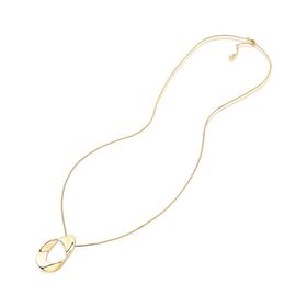 Imagem do produto Colar Longo Polido Torcido Folheado a Ouro 18K