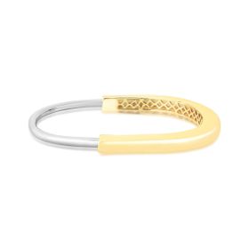 Imagem do produto Pulseira Bracelete MIX Liso Oval Curvo 3mm Folheado a Ouro 18K